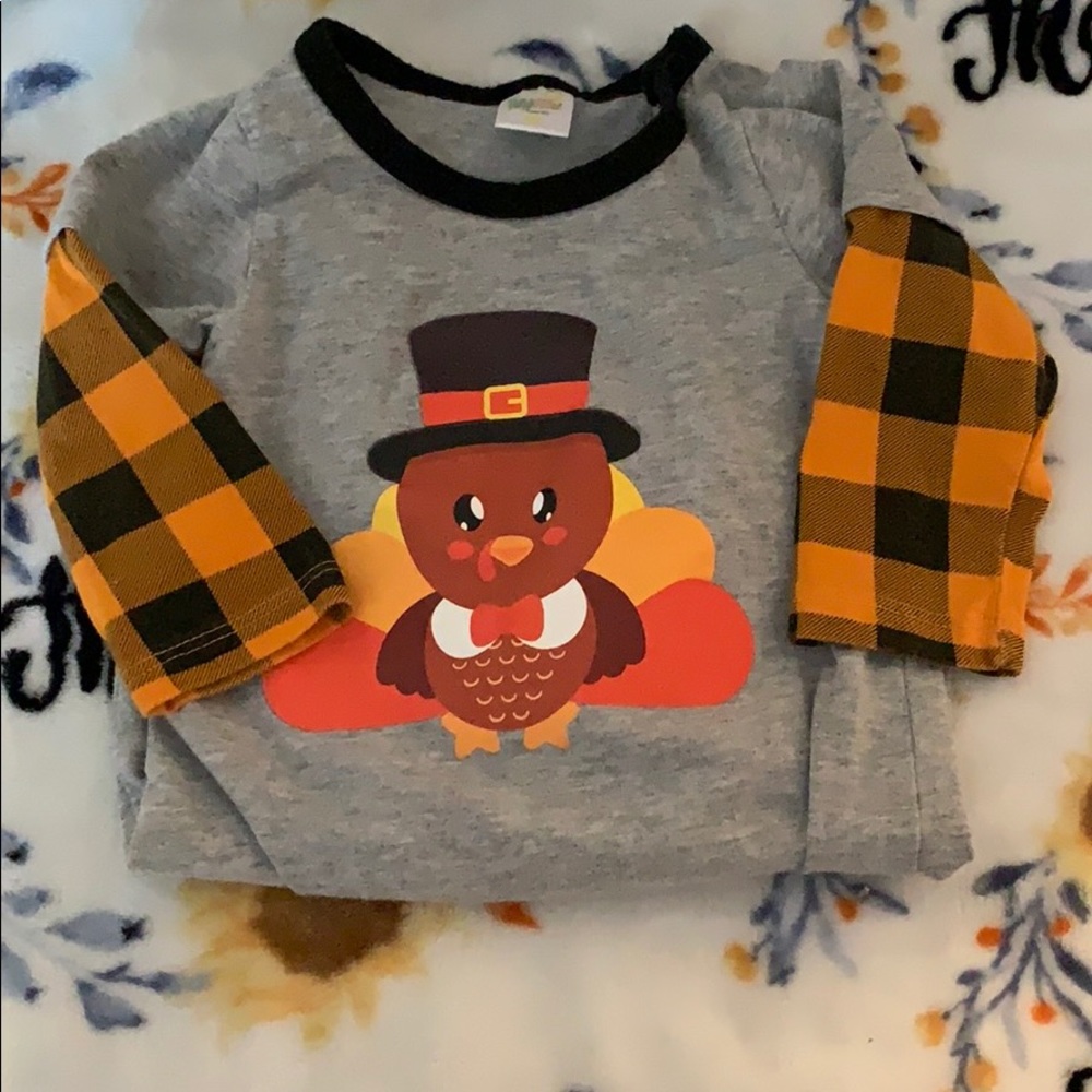 Turkey onesie. Size 6 months.